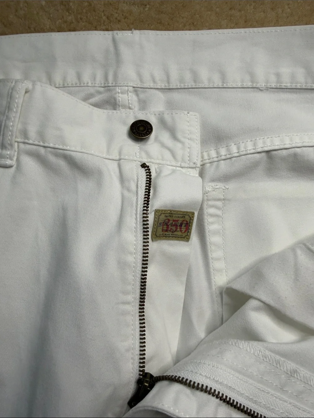 Polo by Ralph Lauren Men's White Straight Jeans